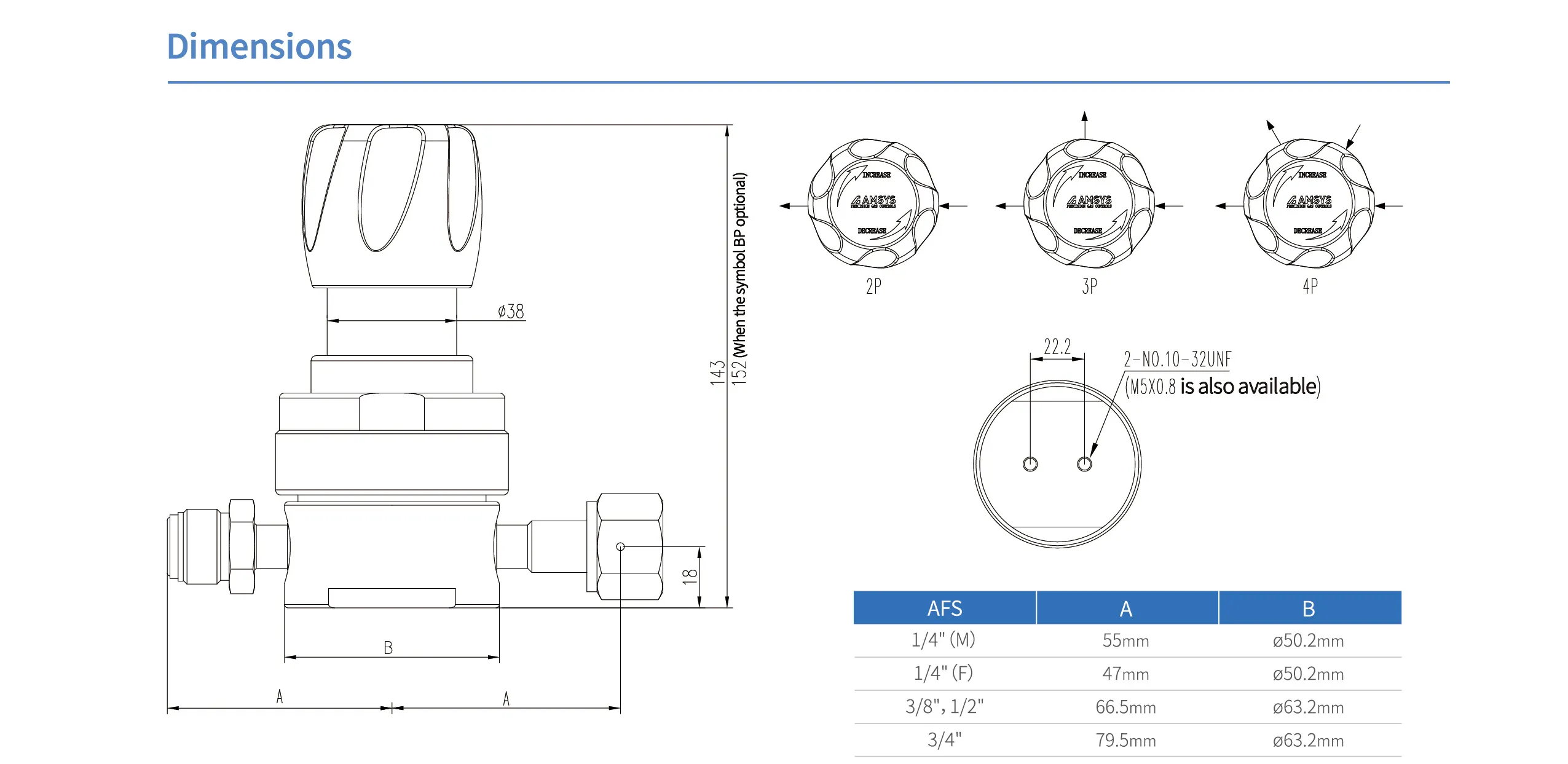 Регулятор AMFLO UHP AU23 Материал: Код SHP (Body-SUS316L VAR, Gland-SUS316L;Poppet, Nozzle,Diaphragm-Hastelloy®C-22,Seat: PCTFE) ; Поверхность 0.13 um; 2х портовый, вх. давл. 206 бар, CV-0.9